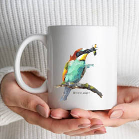 Bee-eater mug